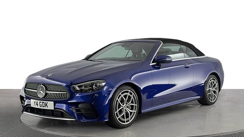 Blue Used 2021 Mercedes E220 AMG Line Premium Cabriolet | £29,170 (Fair price) - Image 1/4