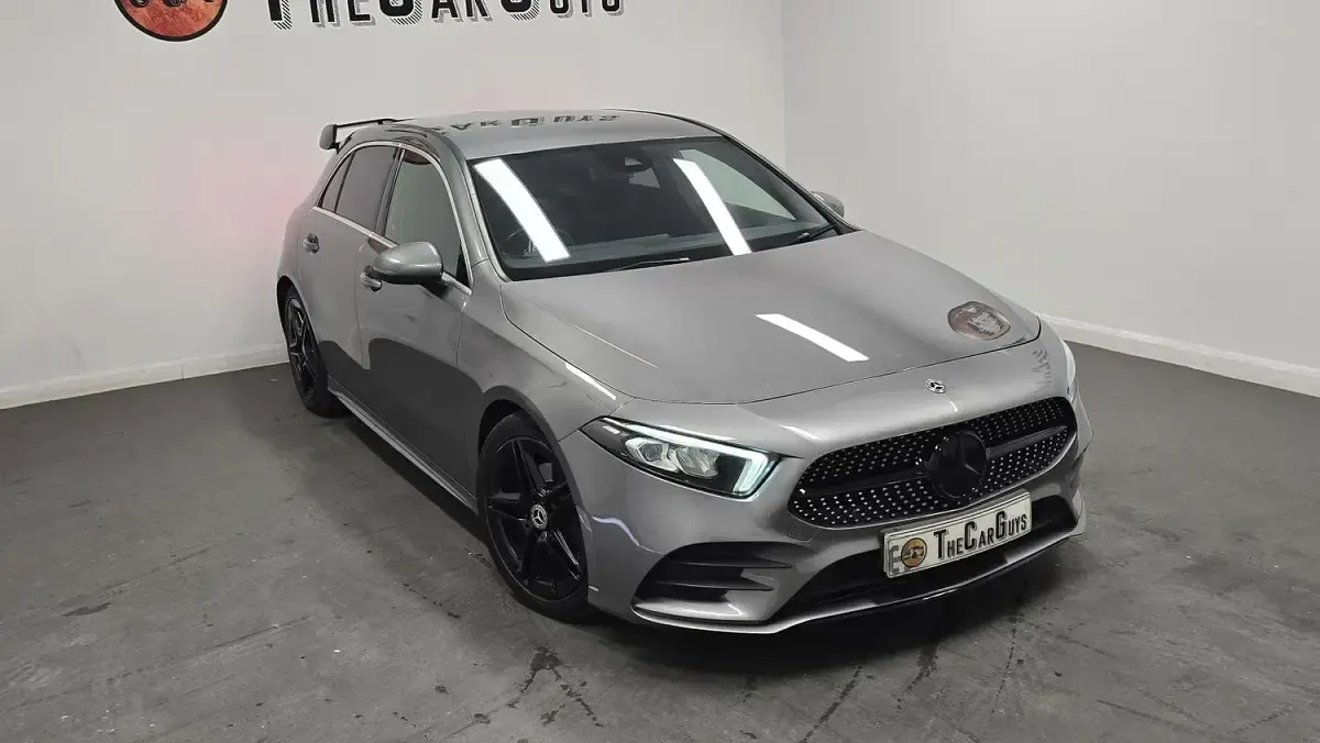 Used Mercedes A180 AMG line 116 HP (85 kW) 2019 Grey Hatchback