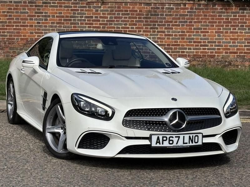 White Used 2017 Mercedes SL400 AMG line Cabriolet | £32,749 (Fair price) - Image 1/4