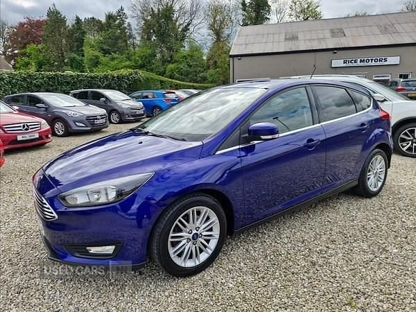 Used Ford Focus Zetec 2018 Blue Hatchback