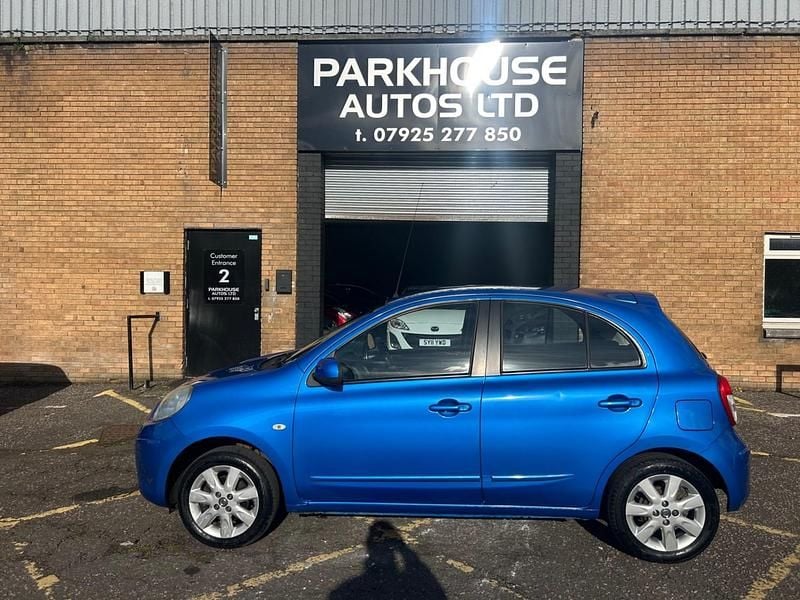 Blue Used 2011 Nissan Micra Acenta Hatchback | £2,790 (Good price) - Image 1/4