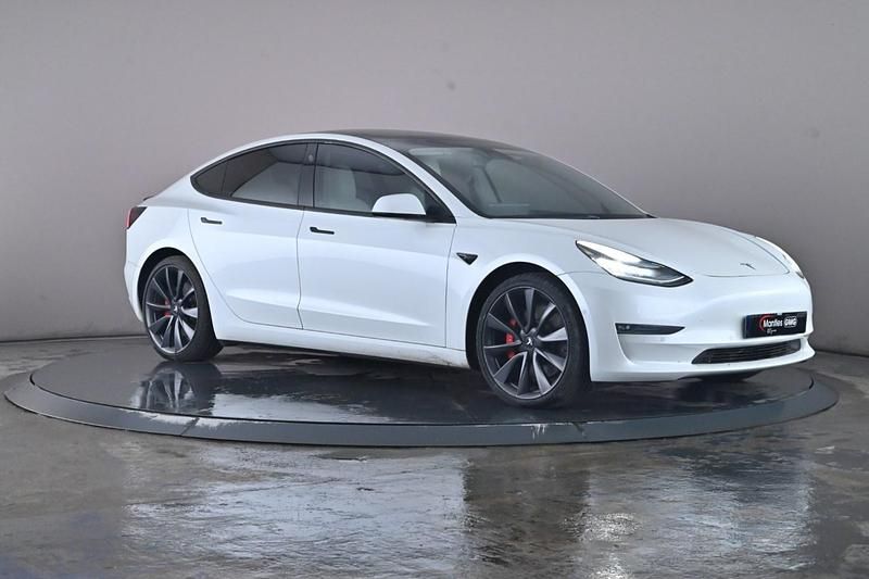 White Used 2020 Tesla Model 3 Performance Sedan | £19,295 (Super price) - Image 1/3