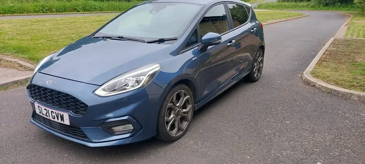 Used Ford Fiesta ST-Line 95 HP (69 kW) 2021 Blue Hatchback