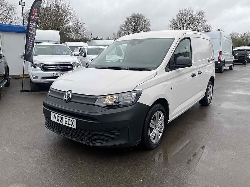 Used VW Caddy S 102 HP (75 kW) 2021 White MPV