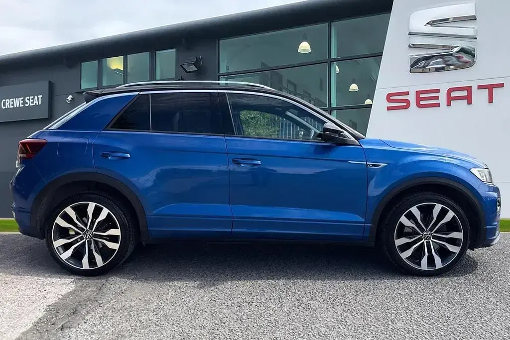 Used VW T-Roc R-line 150 HP (110 kW) 2022 Blue SUV