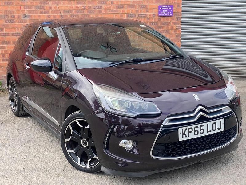 Mauve/purple Used 2015 DS Automobiles DS3 DSport Hatchback | £4,595 (Fair price) - Image 1/3