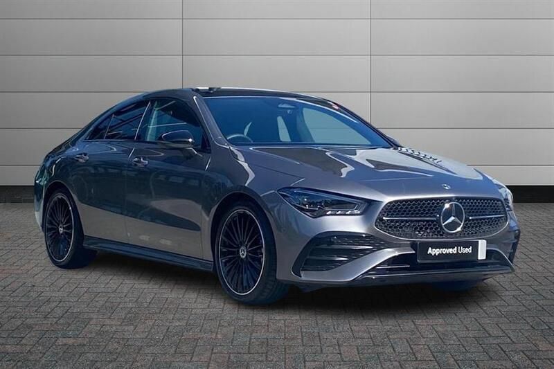 Mountain grey Used 2024 Mercedes CLA220 AMG Line Premium Plus Sedan | £33,744 (Fair price) - Image 1/4