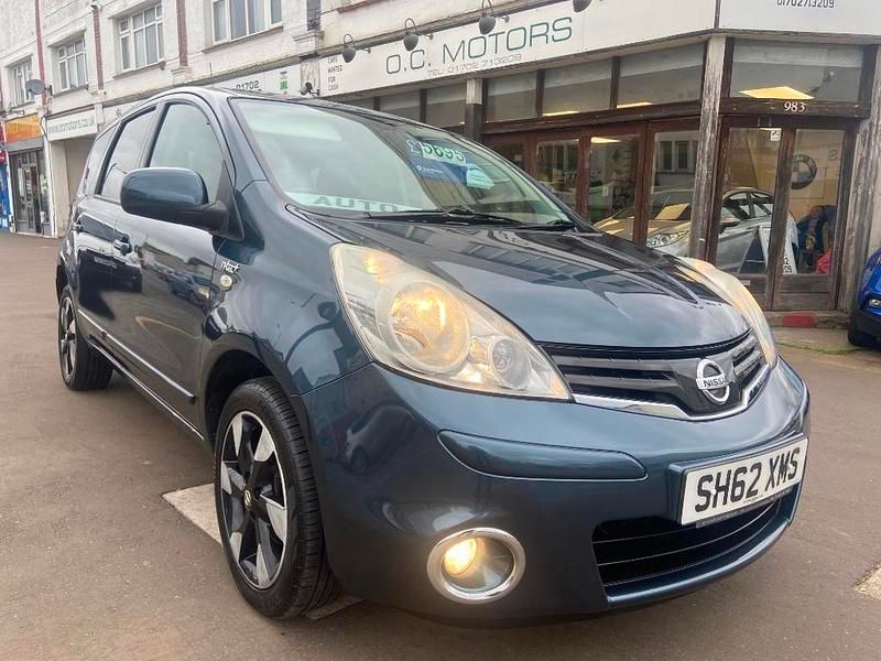 Used Nissan Note N-TEC 110 HP (80 kW) 2012 Blue Hatchback