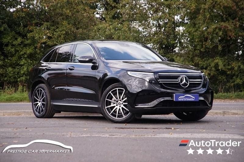 Black Used 2020 Mercedes EQC400 AMG line SUV | £24,799 (Good price) - Image 1/4