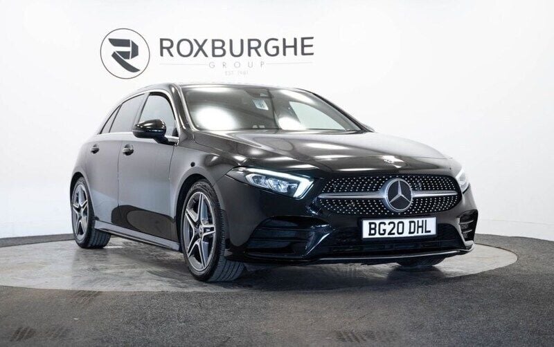 Black Used 2020 Mercedes A180 AMG line Hatchback | £15,995 (Fair price) - Image 1/4