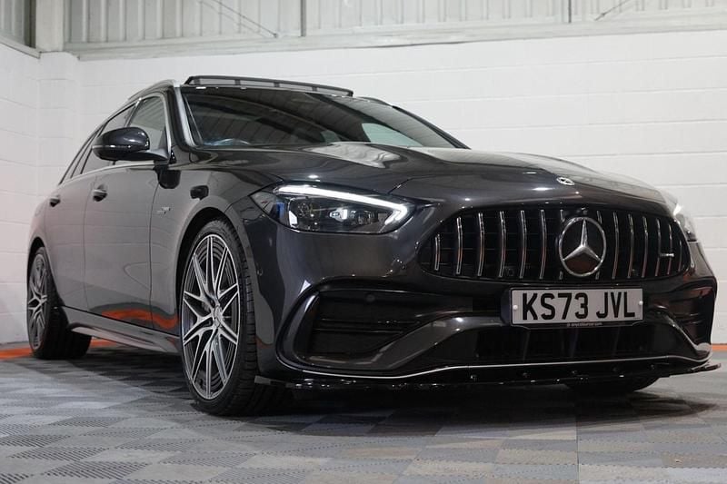 Grey Used 2023 Mercedes C43 AMG Premium Plus Estate | £44,999 (Fair price) - Image 1/4