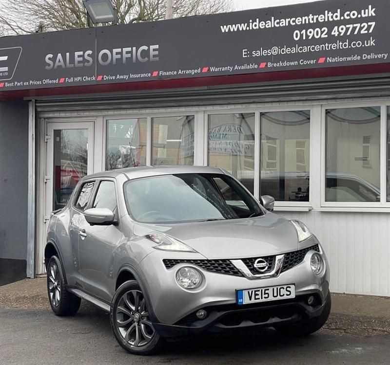 Silver Used 2015 Nissan Juke Tekna SUV | £5,495 (Good price) - Image 1/3