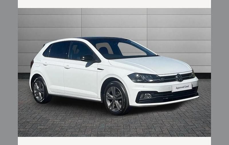 Used VW Polo R-line 95 HP (69 kW) 2021 White Hatchback