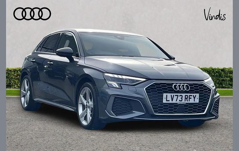 Used Audi A3 S-Line 147 HP (108 kW) 2023 Grey Sedan
