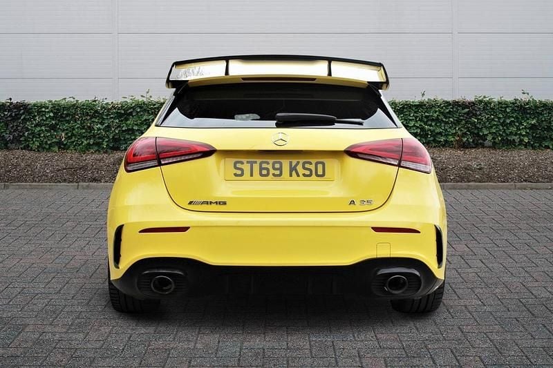 Used Mercedes A35 AMG 2020 Yellow Hatchback