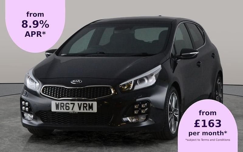Black Used 2017 Kia Ceed GT-Line S Hatchback | £10,101 (Fair price) - Image 1/3