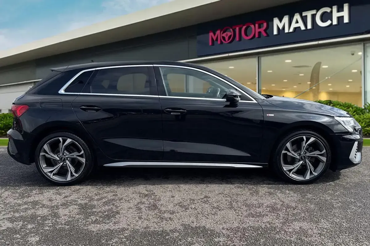 Used Audi A3 Sportback S-Line 110 HP (80 kW) 2023 Black Hatchback