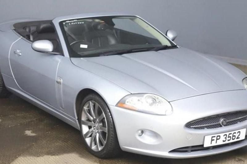 Used Jaguar XK 300 HP (220 kW) 2007 Silver Cabriolet