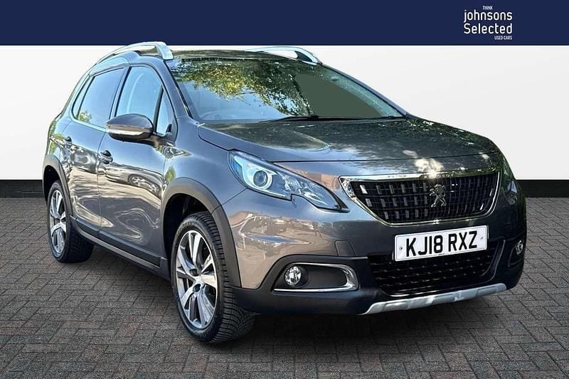 Grey Used 2018 Peugeot 2008 Allure SUV | £7,981 (Good price) - Image 1/4