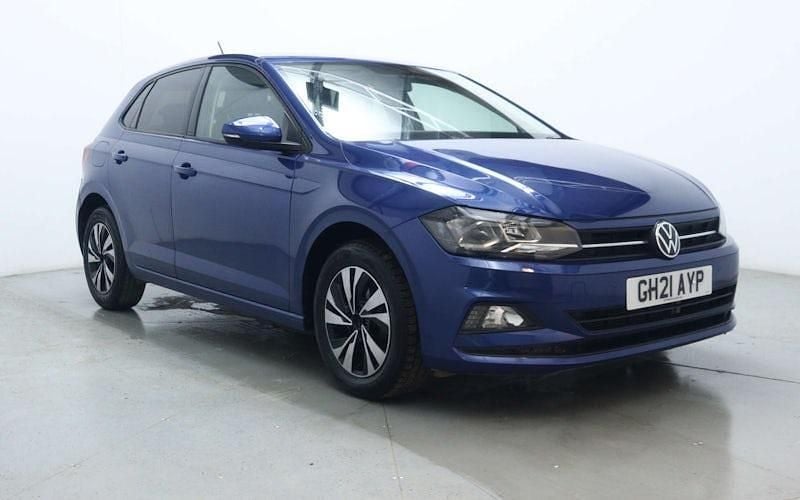 Used VW Polo Match 95 HP (69 kW) 2021 Blue Hatchback