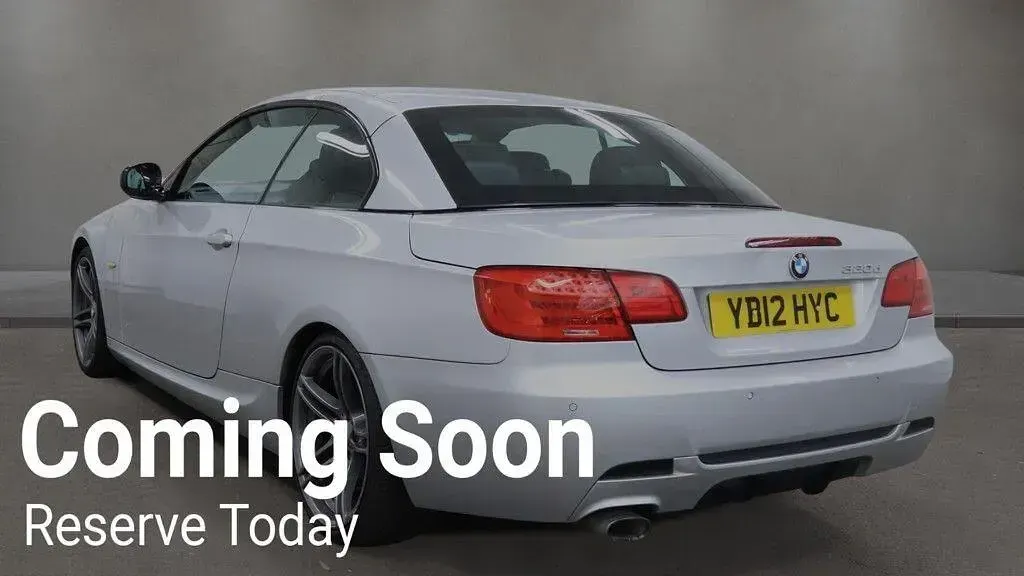 Used BMW 320 Cabriolet Sport Line 184 HP (135 kW) 2012 Silver Cabriolet