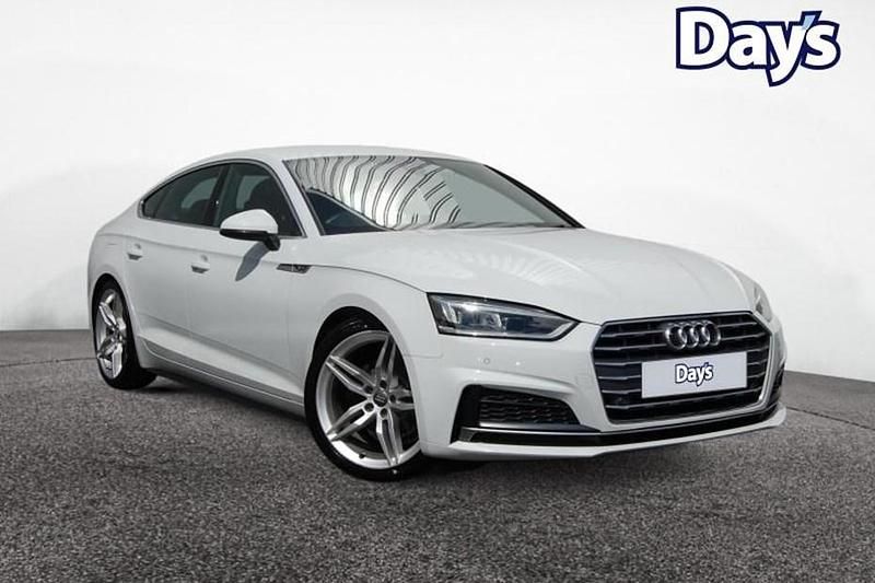 White Used 2019 Audi A5 Sportback S-Line Hatchback | £16,999 (Good price) - Image 1/1