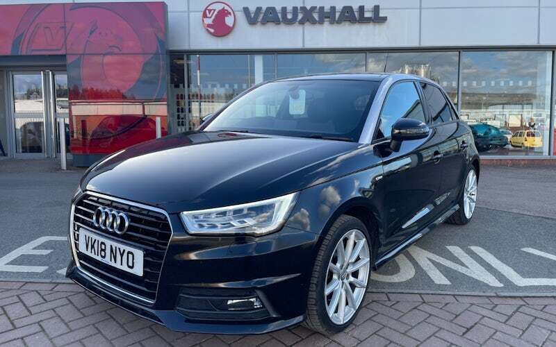 Black Used 2018 Audi A1 Sportback S-Line Hatchback | £12,888 (Expensive) - Image 1/4