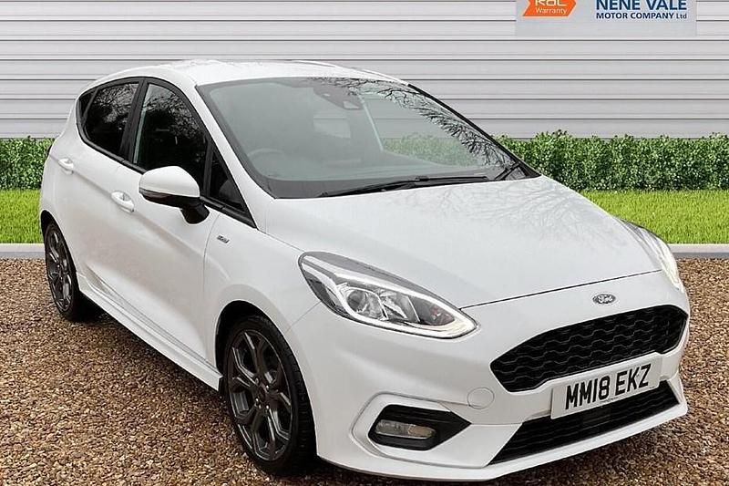 Used Ford Fiesta ST-Line 100 HP (73 kW) 2018 White Hatchback