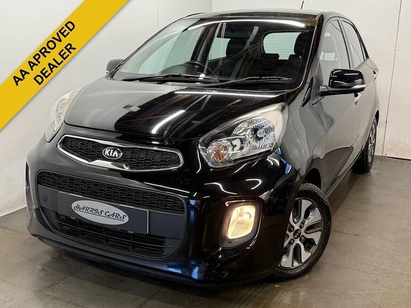 Used Kia Picanto 85 HP (62 kW) 2015 Black Hatchback