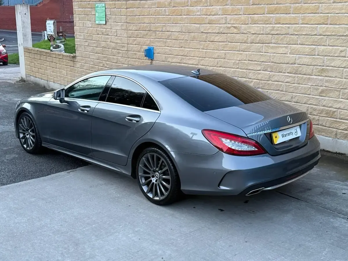 Used Mercedes CLS220 AMG line 177 HP (130 kW) 2017 Grey Coupe