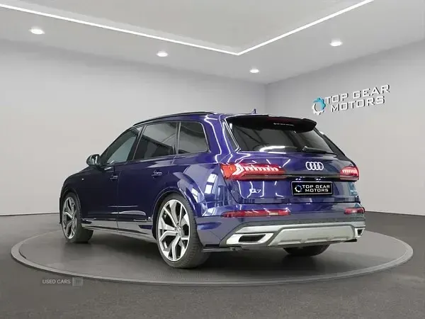 Used Audi Q7 S-Line 286 HP (210 kW) 2020 Blue SUV