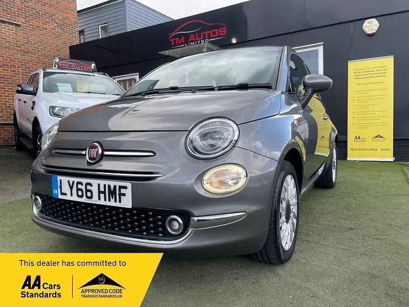 Used Fiat 500 Lounge 69 HP (50 kW) 2016 Grey Hatchback