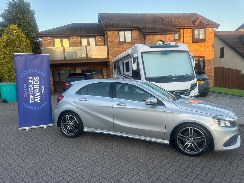 Used Mercedes A180 AMG line 109 HP (80 kW) 2017 Silver Hatchback