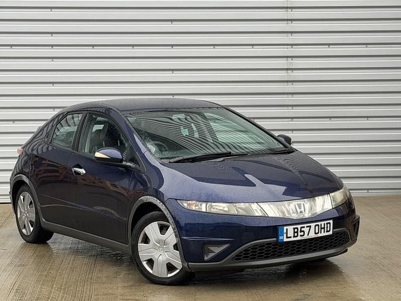 Used Honda Civic SE 2007 Blue Hatchback