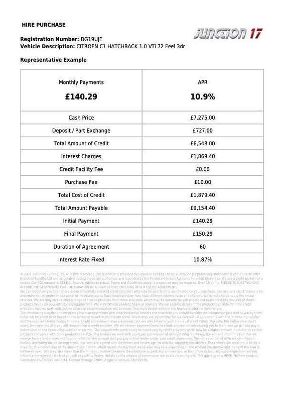 Used Citroën C1 Feel 2019 Grey Hatchback