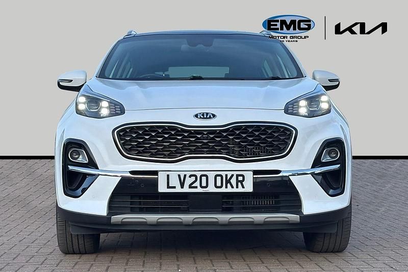 Used Kia Sportage 174 HP (127 kW) 2020 Fusion white SUV