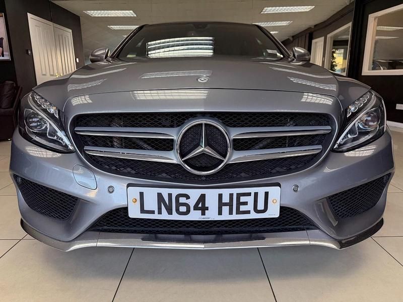 Used Mercedes C250 AMG line 2014 Silver Sedan