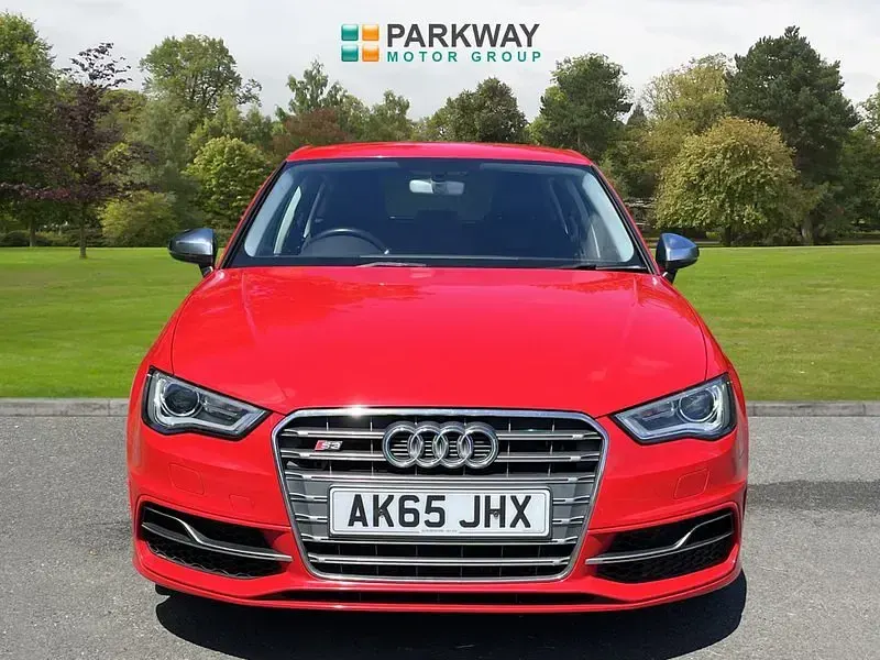 Used Audi S3 Sportback Design 300 HP (220 kW) 2015 Red Hatchback