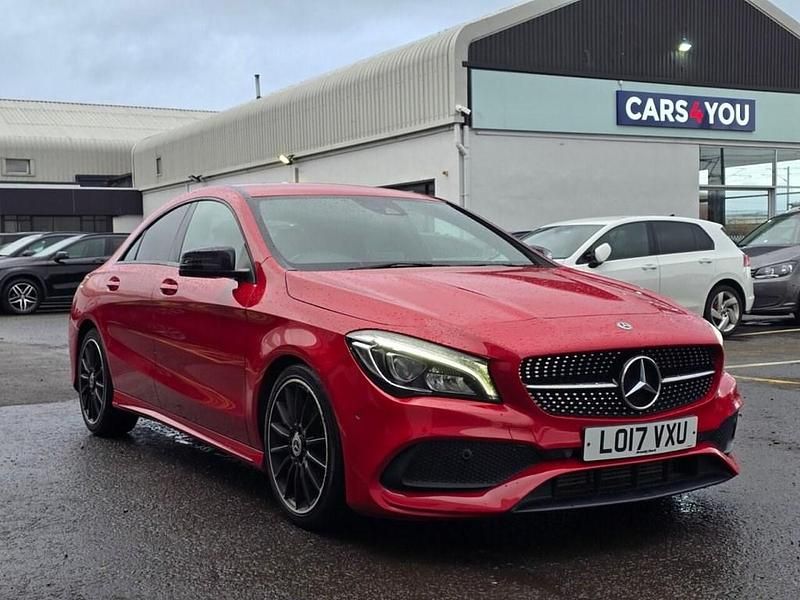 Used Mercedes CLA180 AMG line 122 HP (89 kW) 2017 Red Sedan