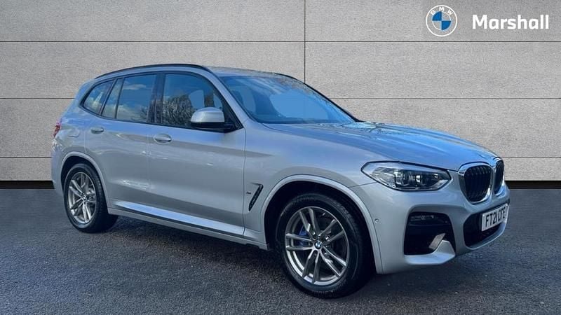 Used BMW X3 M Sport 292 HP (214 kW) 2021 Glacier silver metallic SUV