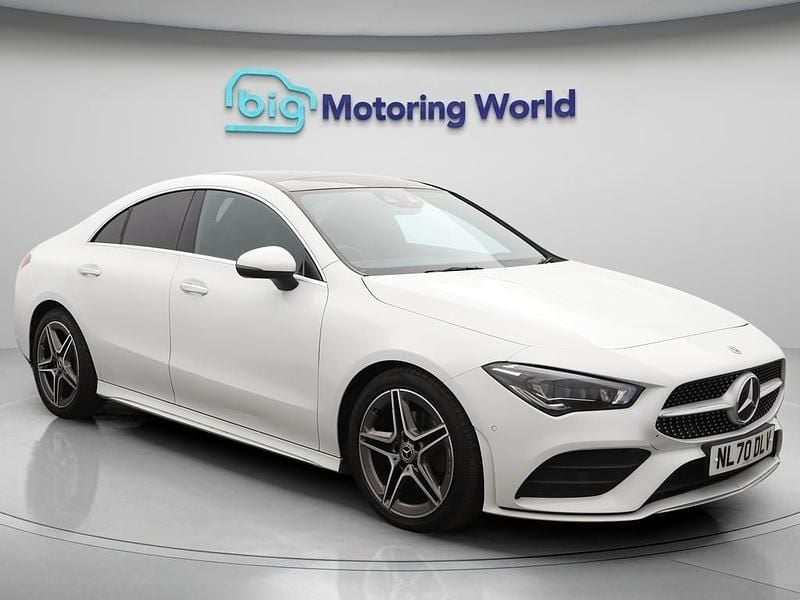White Used 2020 Mercedes CLA180 AMG line Sedan | £19,200 (A bit pricey) - Image 1/4