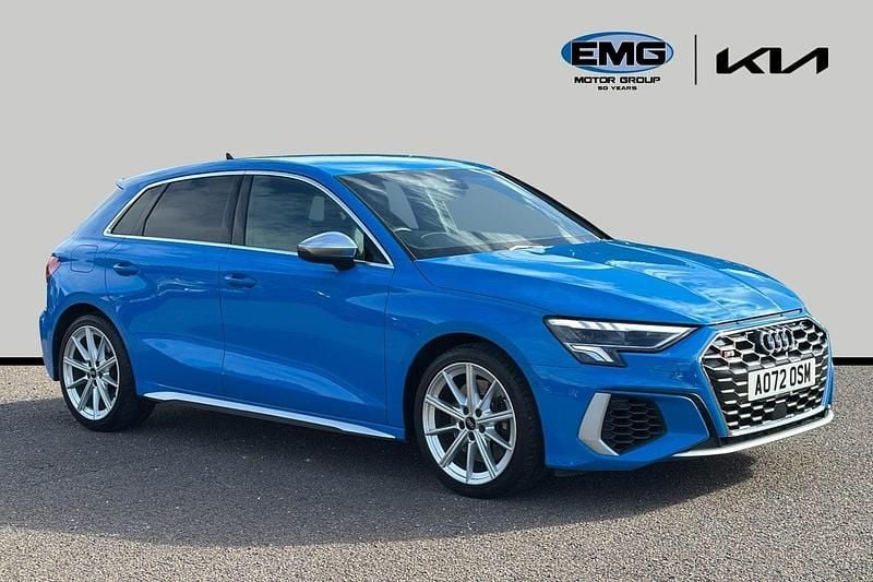 Blue Used 2022 Audi S3 Sportback Business Hatchback | £29,395 - Image 1/3