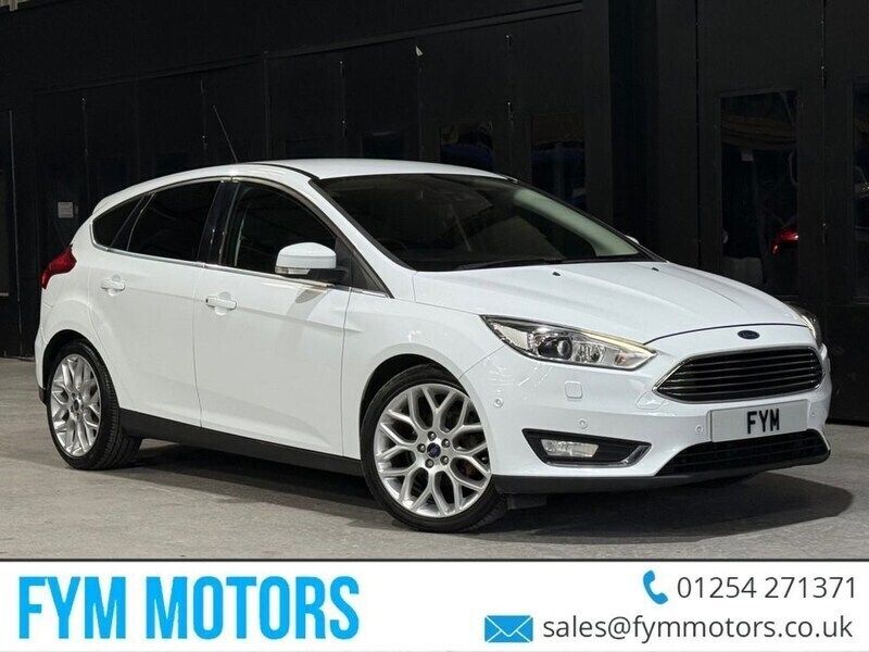 White Used 2015 Ford Focus Titanium X Hatchback | £6,995 (Fair price) - Image 1/3