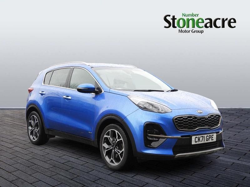 Blue Used 2021 Kia Sportage GT-Line SUV | £18,995 (Good price) - Image 1/4
