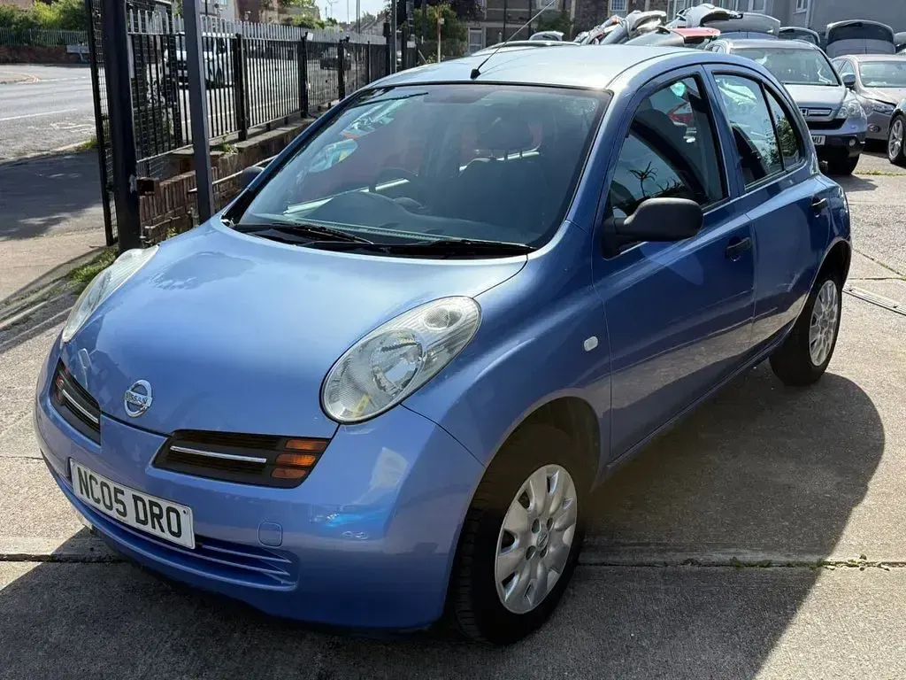 Used Nissan Micra S 79 HP (58 kW) 2005 Blue Hatchback