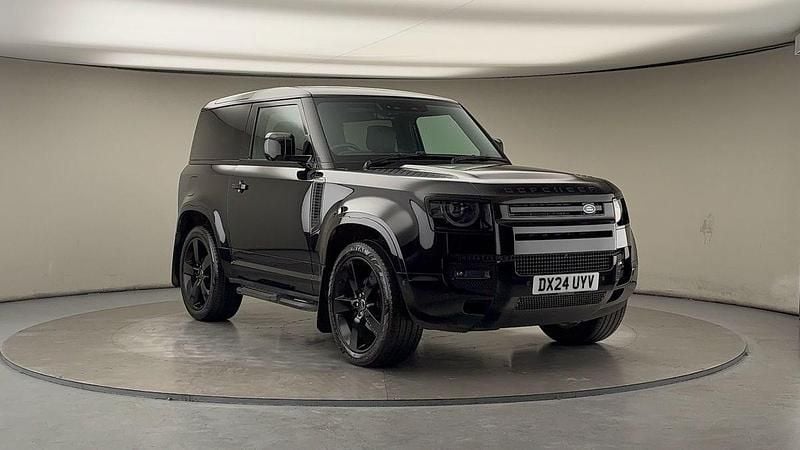 Santorini black Used 2024 Land Rover Defender HSE Dynamic SUV | £55,200 (Super price) - Image 1/4