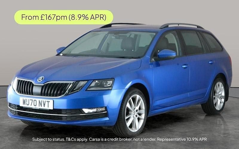 Blue Used 2020 Skoda Octavia SE L Estate | £10,843 (Good price) - Image 1/3
