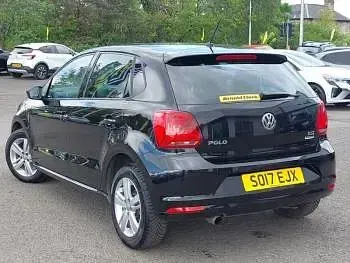 Used VW Polo Edition 90 HP (66 kW) 2017 Black Hatchback