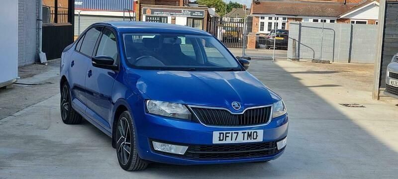 Blue Used 2017 Skoda Rapid Sport Hatchback | £3,970 (Fair price) - Image 1/4