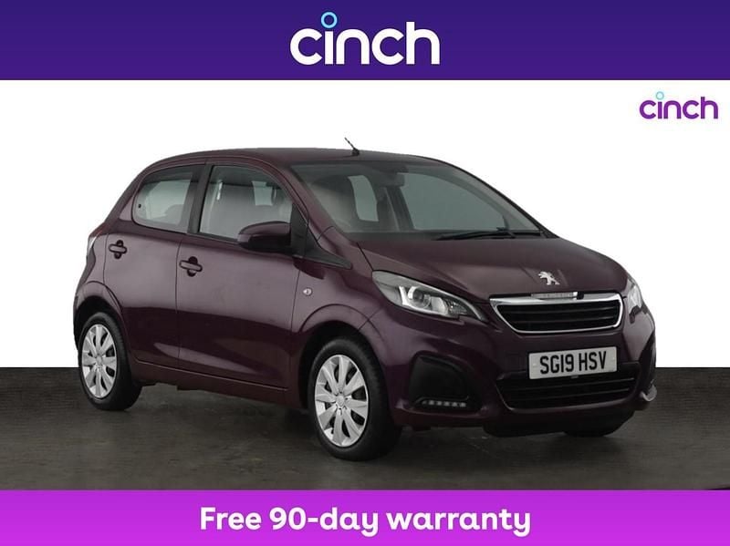 Mauve/purple Used 2019 Peugeot 108 Active Hatchback | £7,999 (Fair price) - Image 1/3
